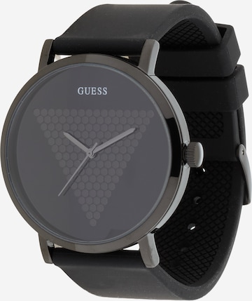 GUESS Analoginen kello 'IMPRINT' värissä musta: etupuoli