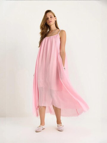 Bianco Lucci Summer Dress in Pink