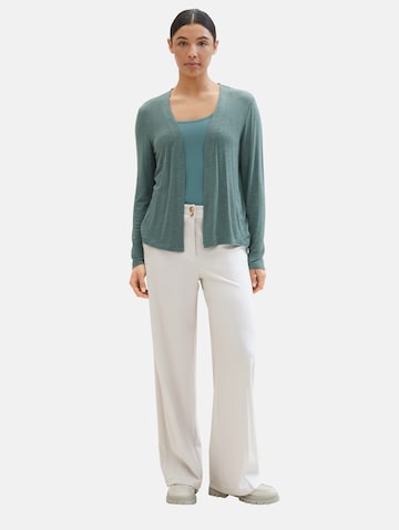 TOM TAILOR Knit cardigan in Green
