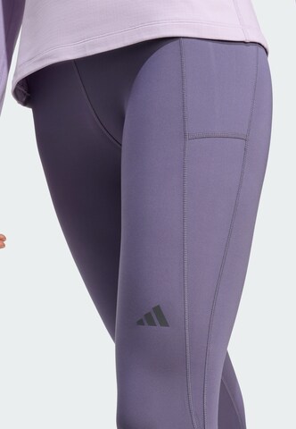 ADIDAS PERFORMANCE - Skinny Pantalón deportivo 'Own The Run' en lila