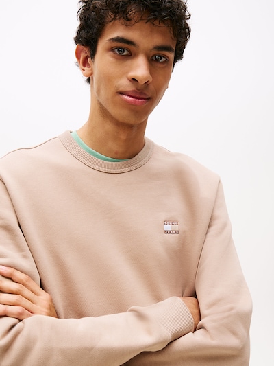 Tommy Jeans Sweatshirt in beige, Produktansicht