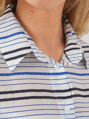 Chemisier Bigdart en bleu