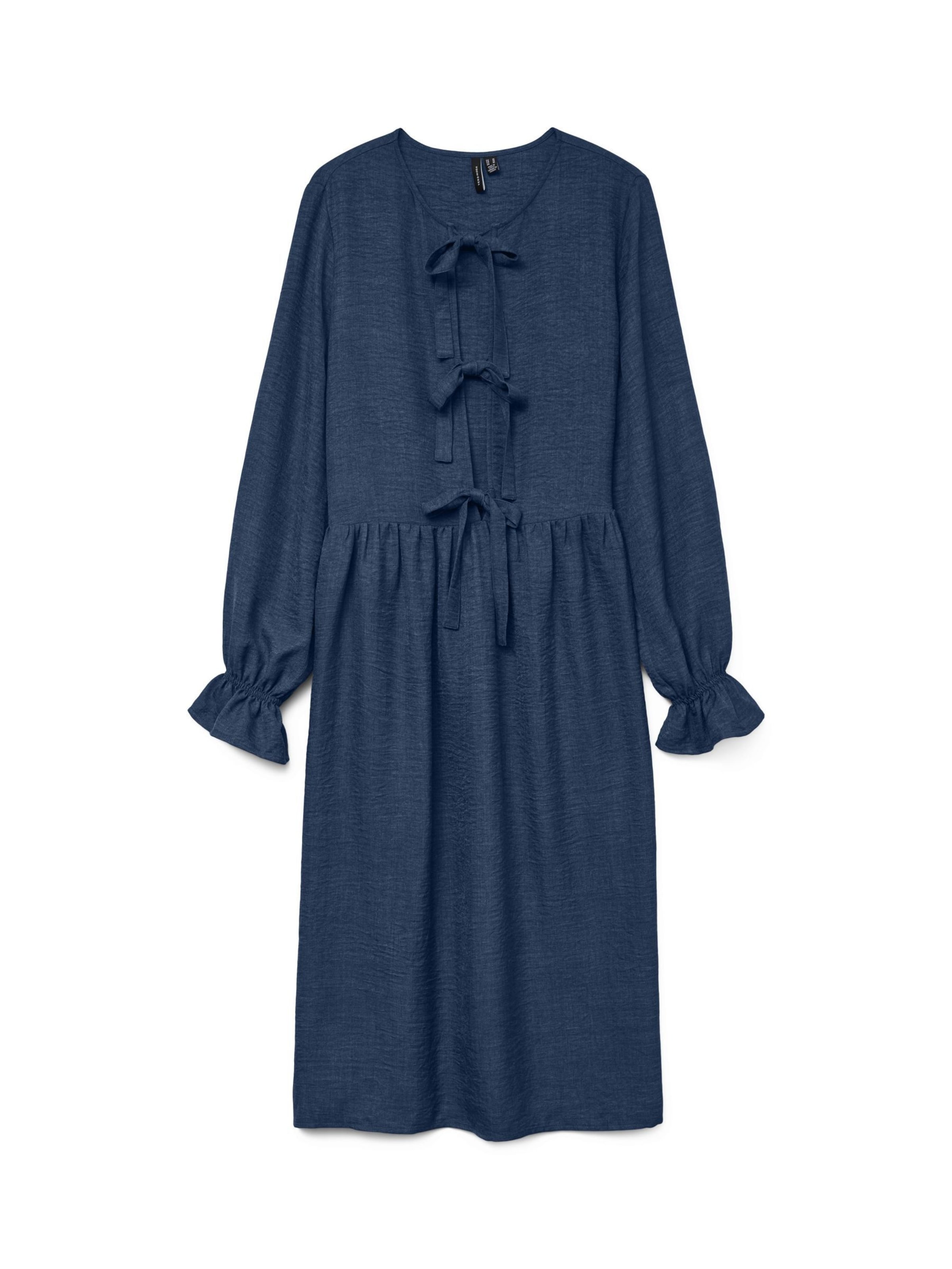 VERO MODA Blusekjole 'MELANEY' i blå: forside