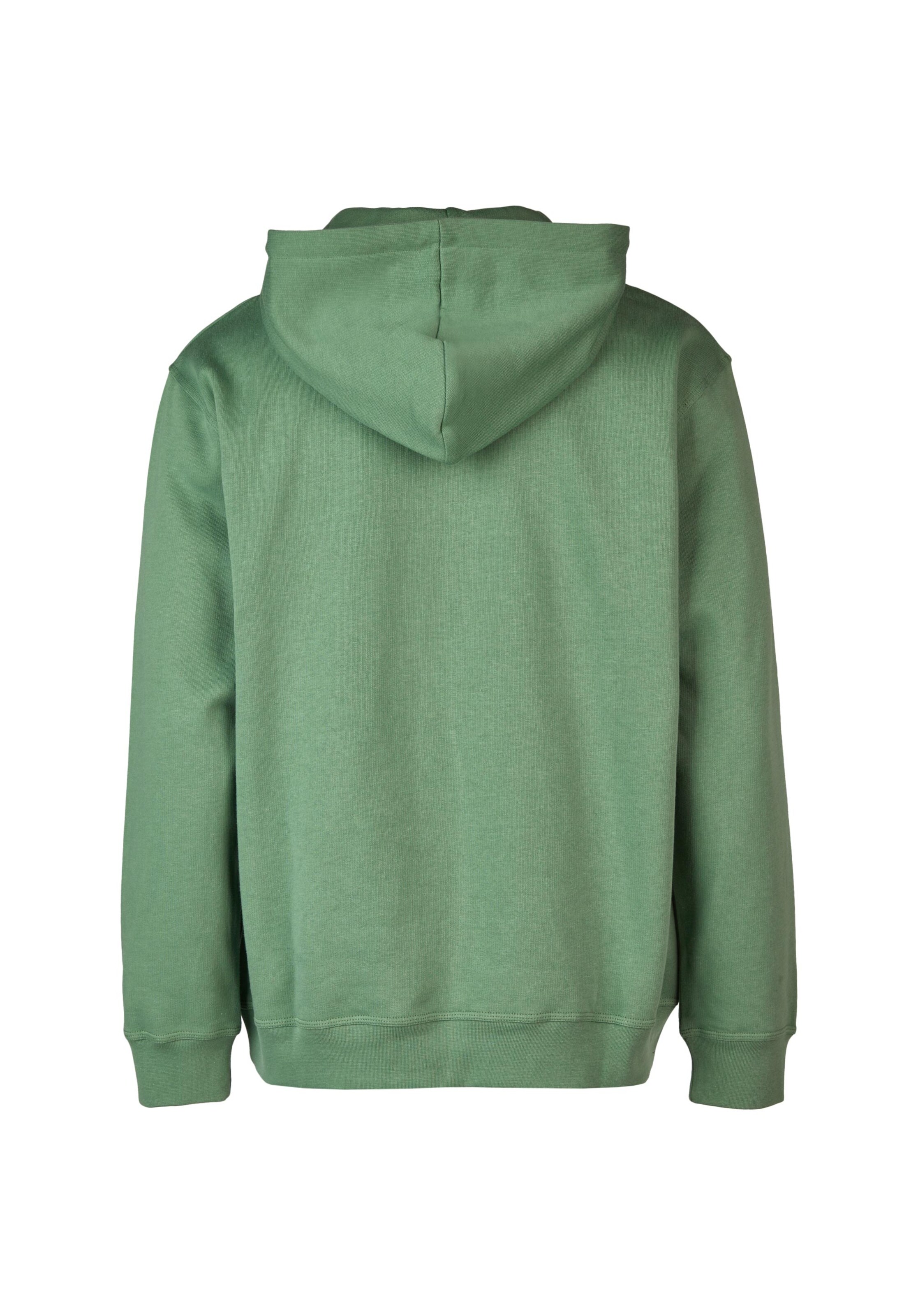 Cleptomanicx Sweatshirt 'Sketch Gull' in Grün