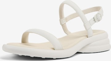 CAMPER Sandalen met riem 'Spiro' in Wit: voorkant