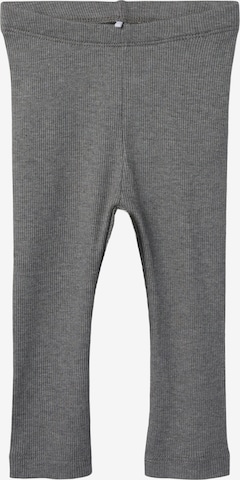 NAME IT Skinny Leggingsit 'NBNKab' värissä harmaa: etupuoli