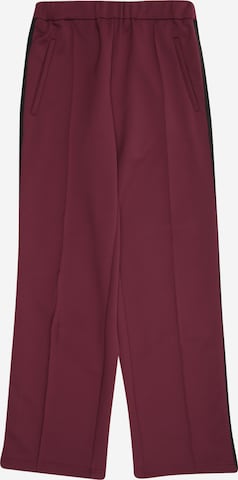 raudona ONLY GIRLS Plačios klešnės Kelnės 'KOGWarm': priekis