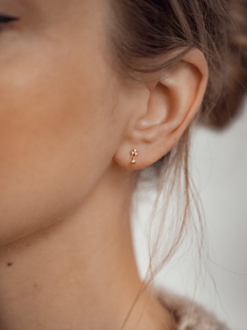 Hey Happiness Ohrringe 'Flower Drop'‌‌‌‌‌‌ in Gold: Vorderseite