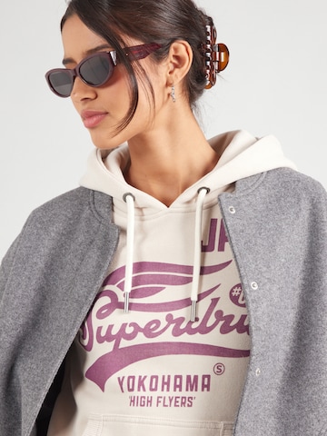 Superdry - Sweatshirt 'HIGH FLYERS' em cinzento
