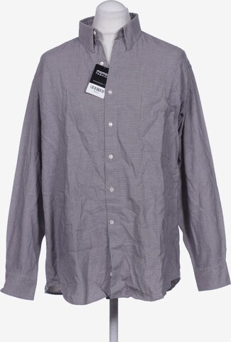 Donna Karan New York Button Up Shirt in XL in Grey: front