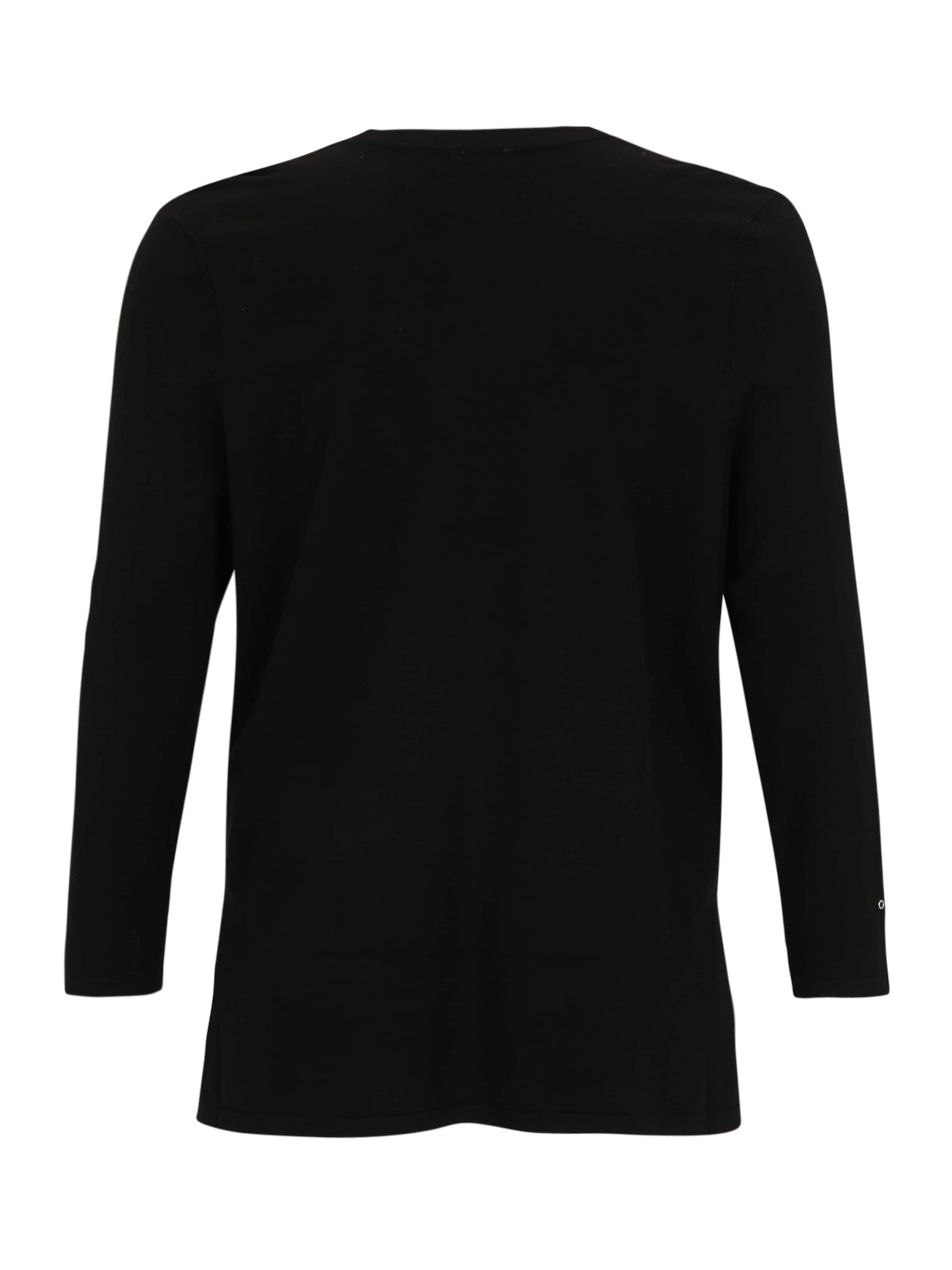 SAMOON Вязаная кофта в Черный