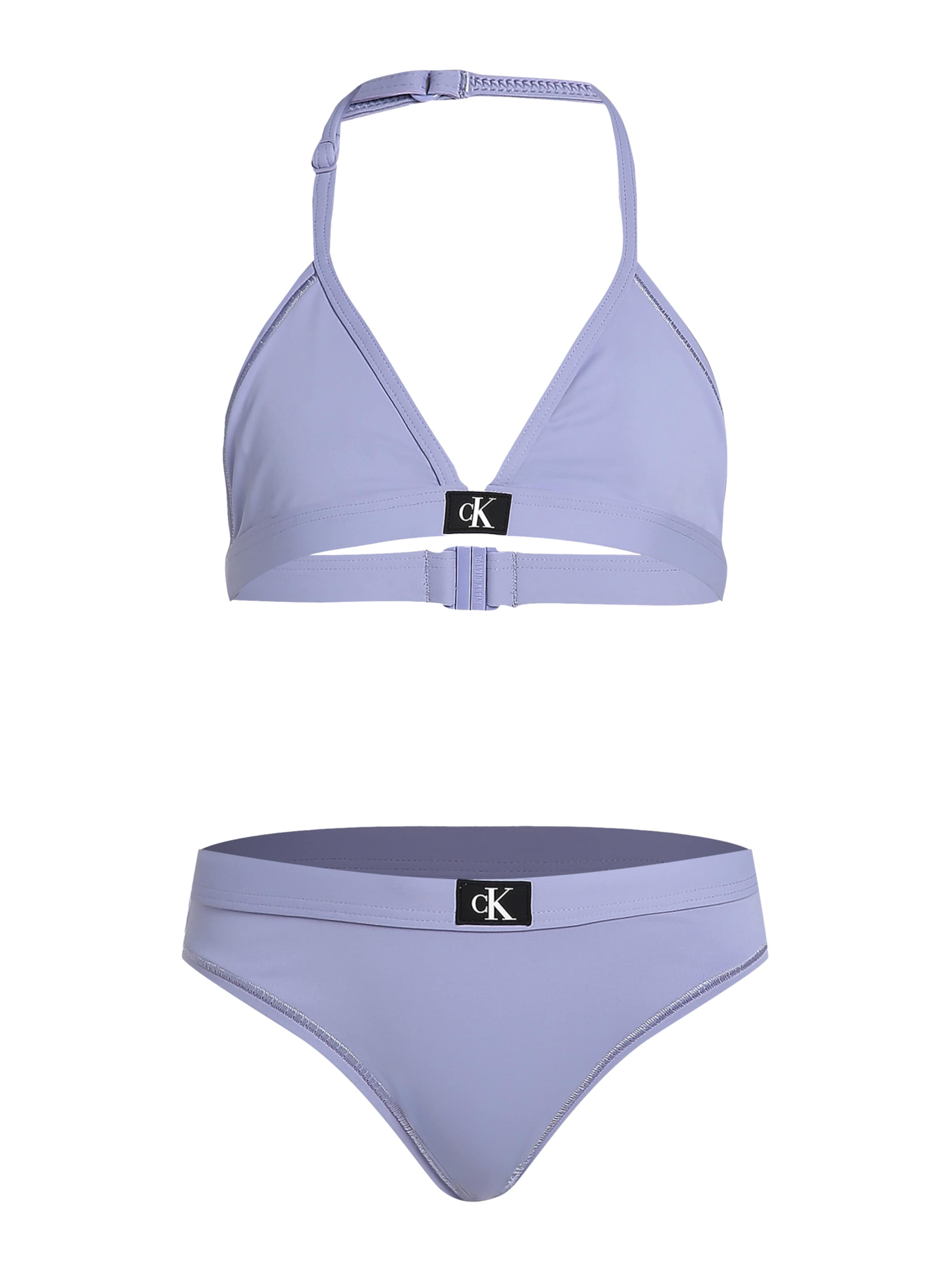 Bikini Calvin Klein Swimwear en violet : devant