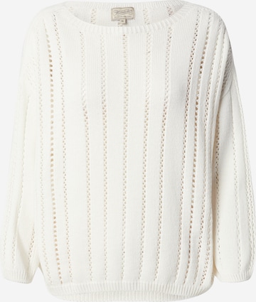 Herrlicher Sweater 'Mia Malu' in White: front