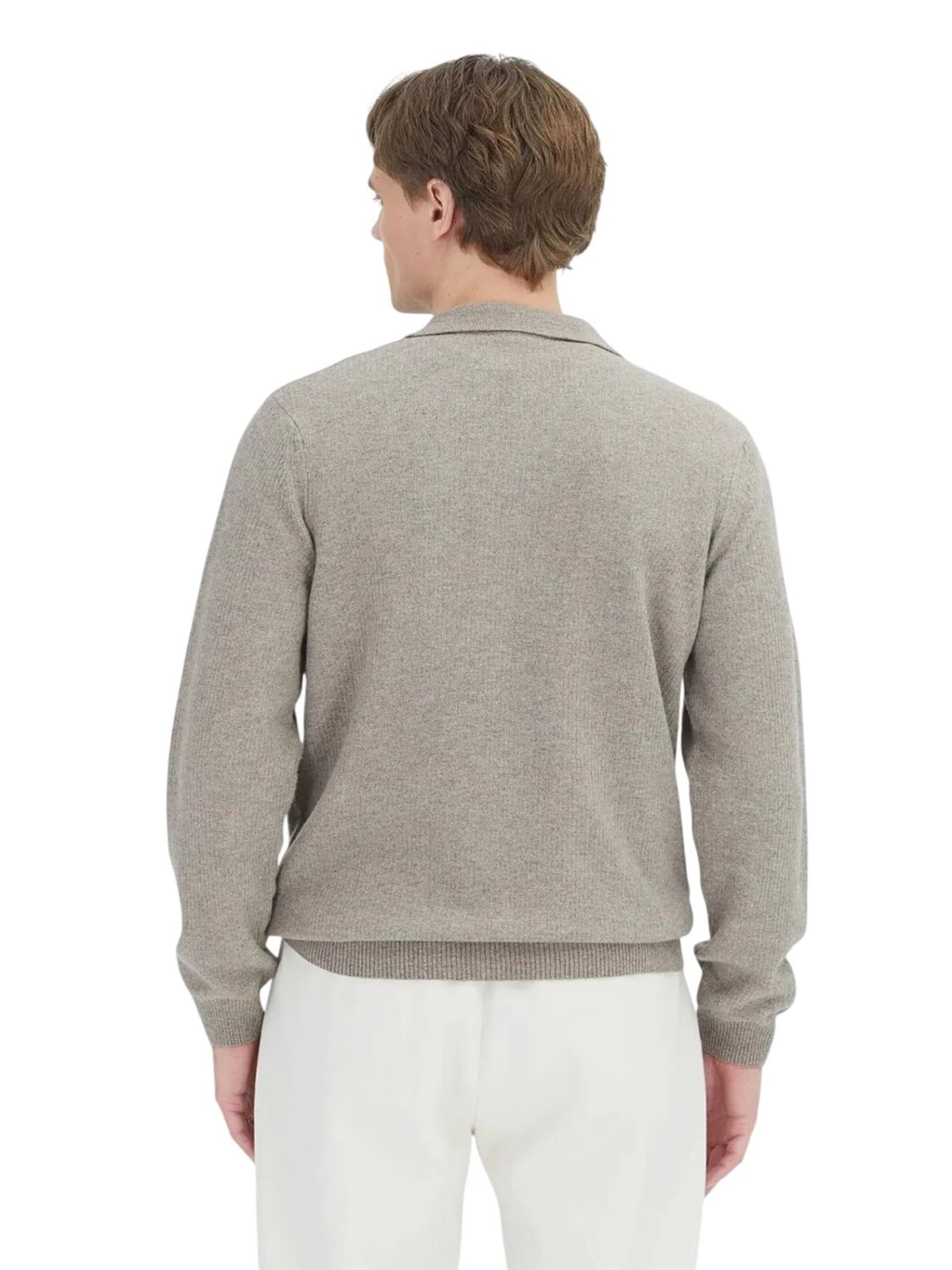 Ramsey Knit Cardigan in Grey