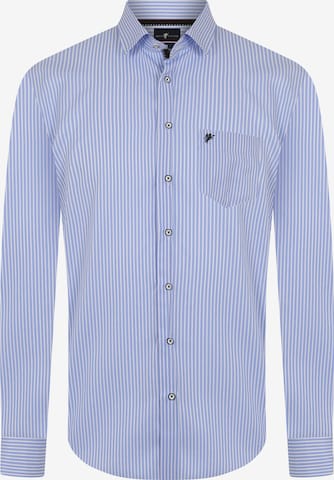 DENIM CULTURE Regular fit Button Up Shirt 'Alexander' in Blue: front