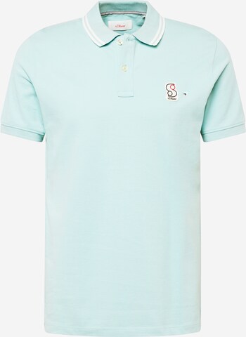 s.Oliver Shirt in Blauw: voorkant