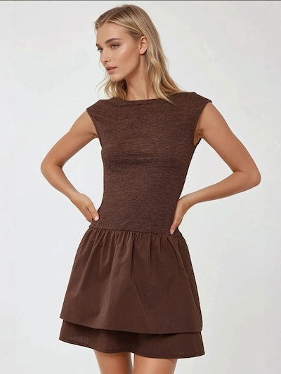 Hiccup Vestido 'Mini' em 34 em castanho, Vista do artigo