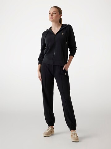 GUESS Sweatjacke 'OLYMPE' in Schwarz