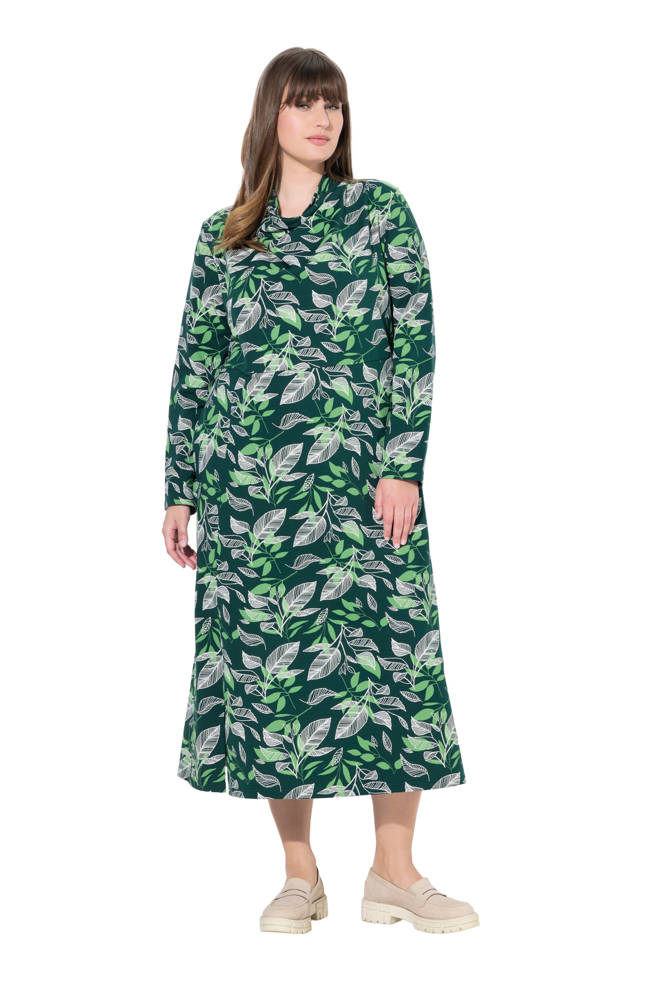 Ulla Popken Kleid in Grün: Vorderseite