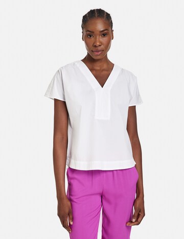 GERRY WEBER Blouse in Wit: voorkant