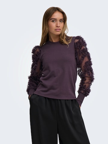 JDY Sweatshirt 'JDYFAIRVIEW' in Purple: front