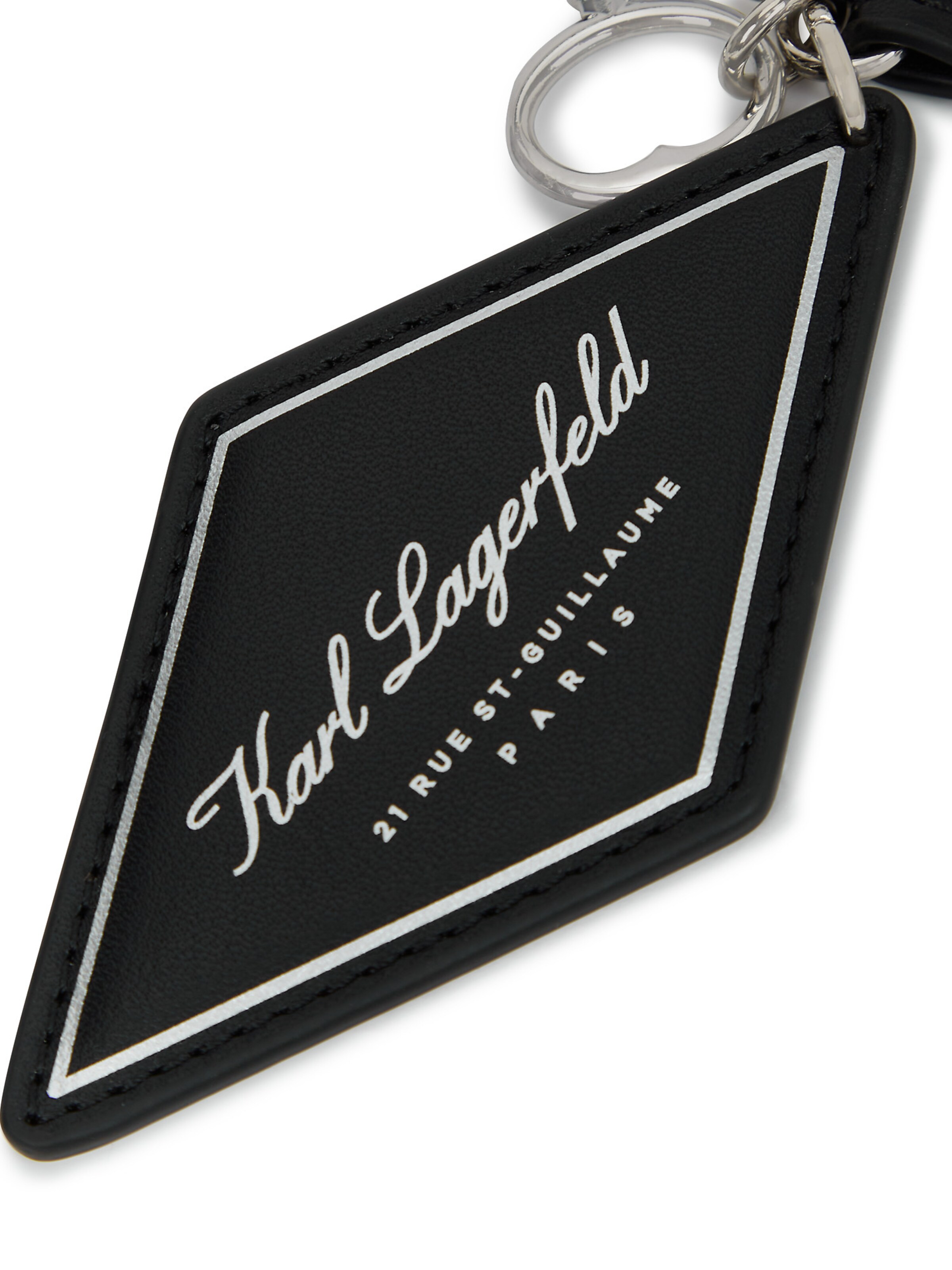 Portachiavi di Karl Lagerfeld in nero