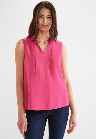 STREET ONE Blouse in Pink: front