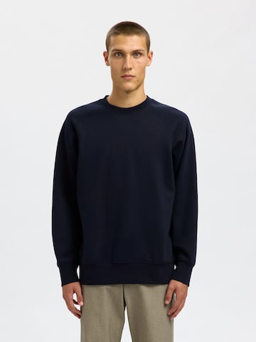 Felpa di SELECTED in blu: frontale