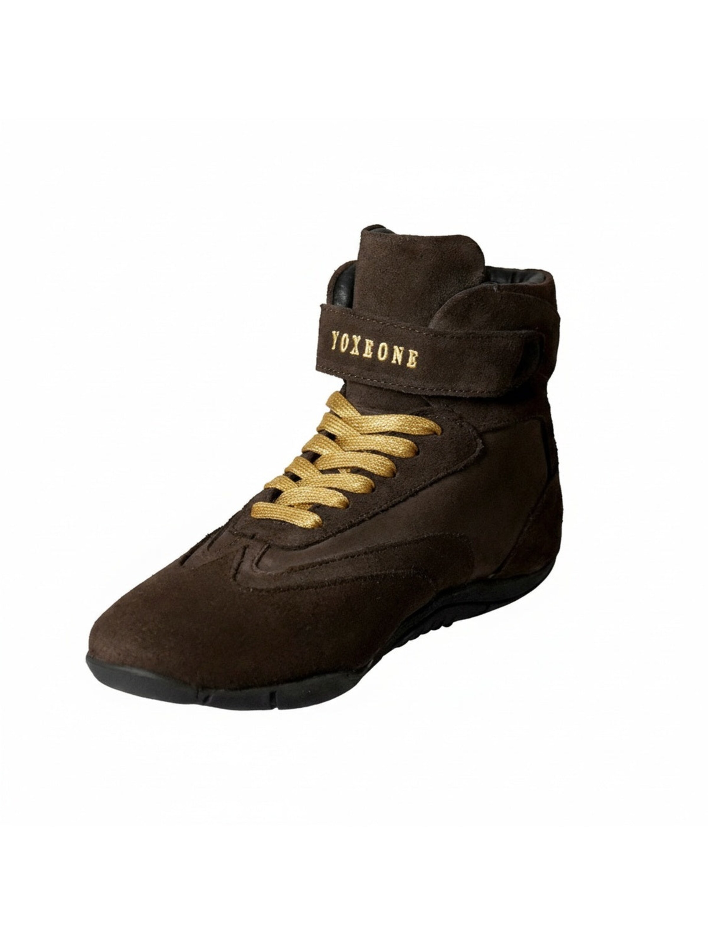Yoxeone Sneaker high 'Pat Moss Boots' i brun