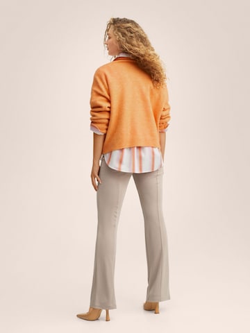 Regular Pantalon 'LEGA' MANGO en marron