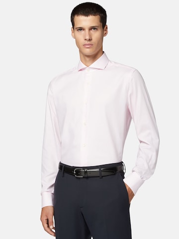 Boggi Milano Regular Fit Skjorte i rosa: forside