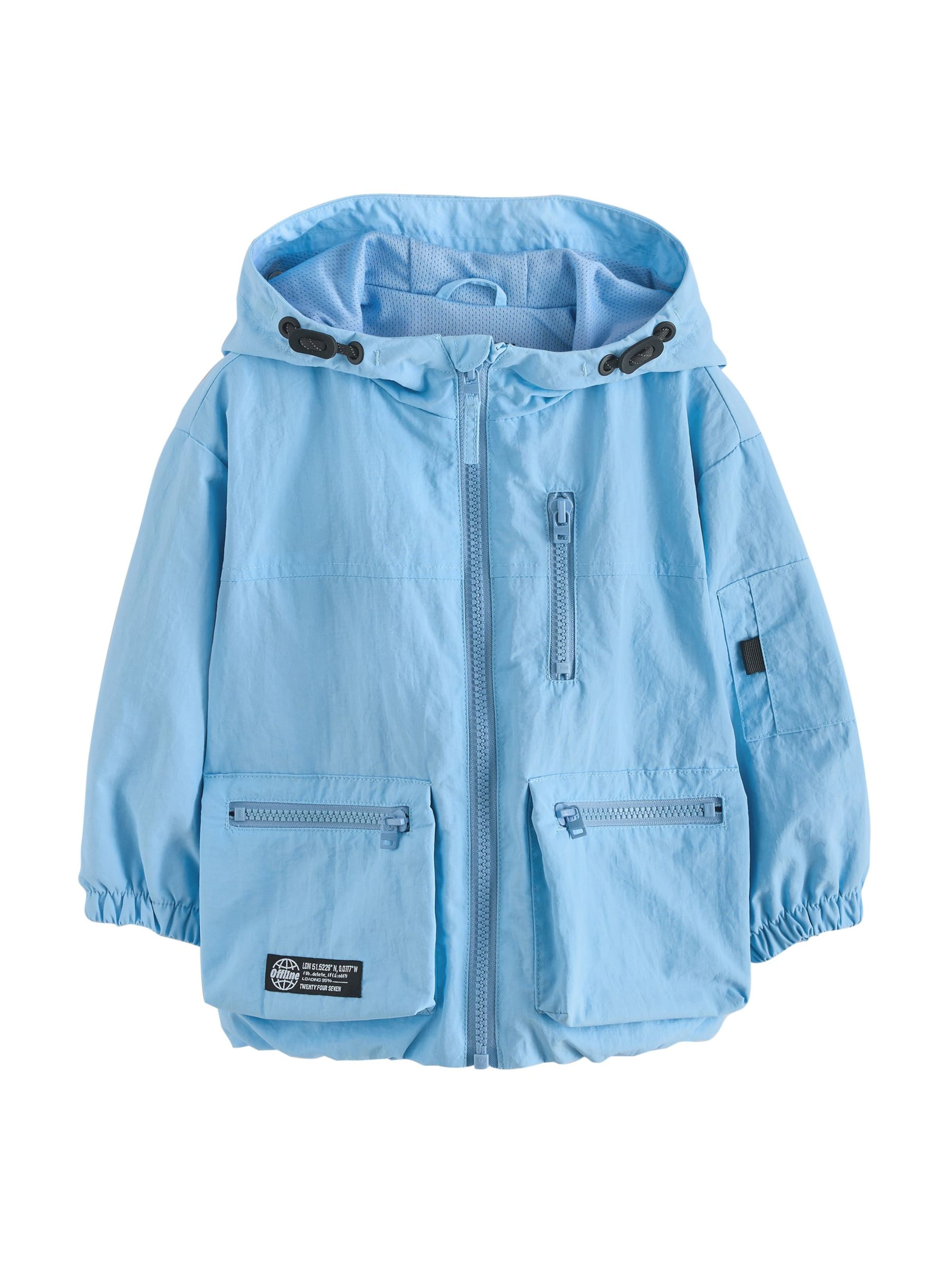 Next Tussenjas in Blauw: voorkant