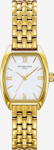 Victoria Hyde Analoog horloge 'Barrel' in Goud: voorkant