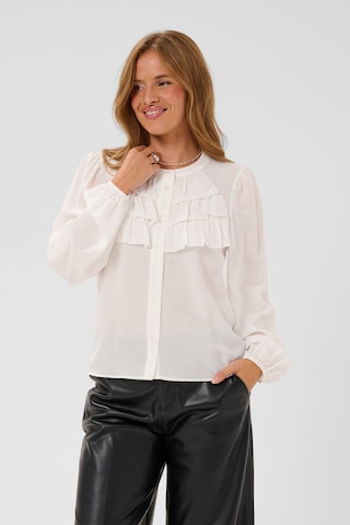 Kaffe Blouse in White: front