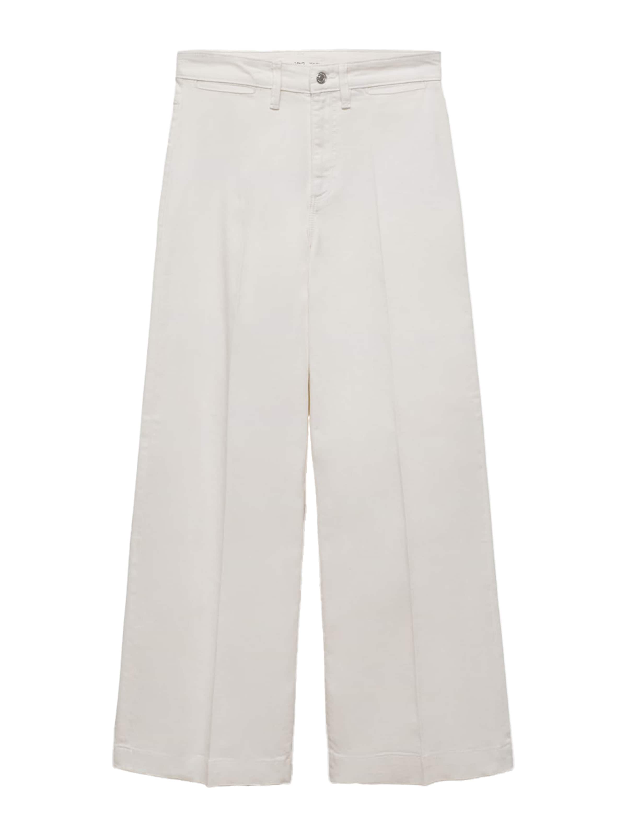 Jeans con pieghe 'BEA' MANGO di colore bianco denim, Visualizzazione prodotti