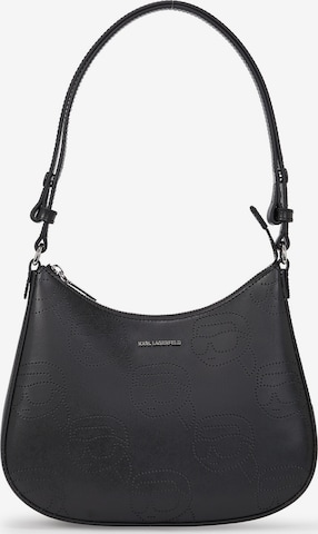 juoda Karl Lagerfeld Rankinė ant peties: priekis