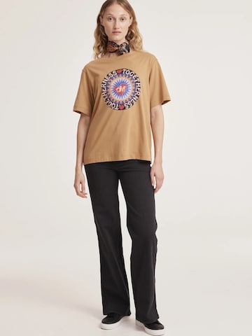 T-shirt ' Karen ' Odd Molly en marron