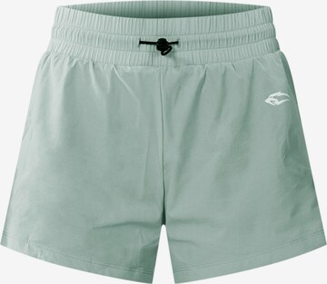 Smilodox Regular Sportshorts 'Daisy' in Grün: predná strana