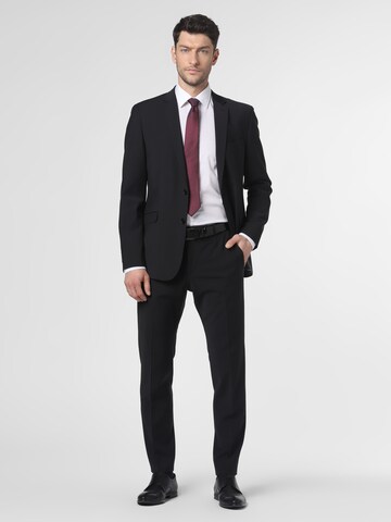 Coupe slim Pantalon à plis STRELLSON en noir