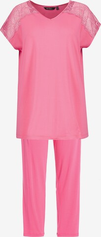 Ulla Popken Pajama in Pink: front