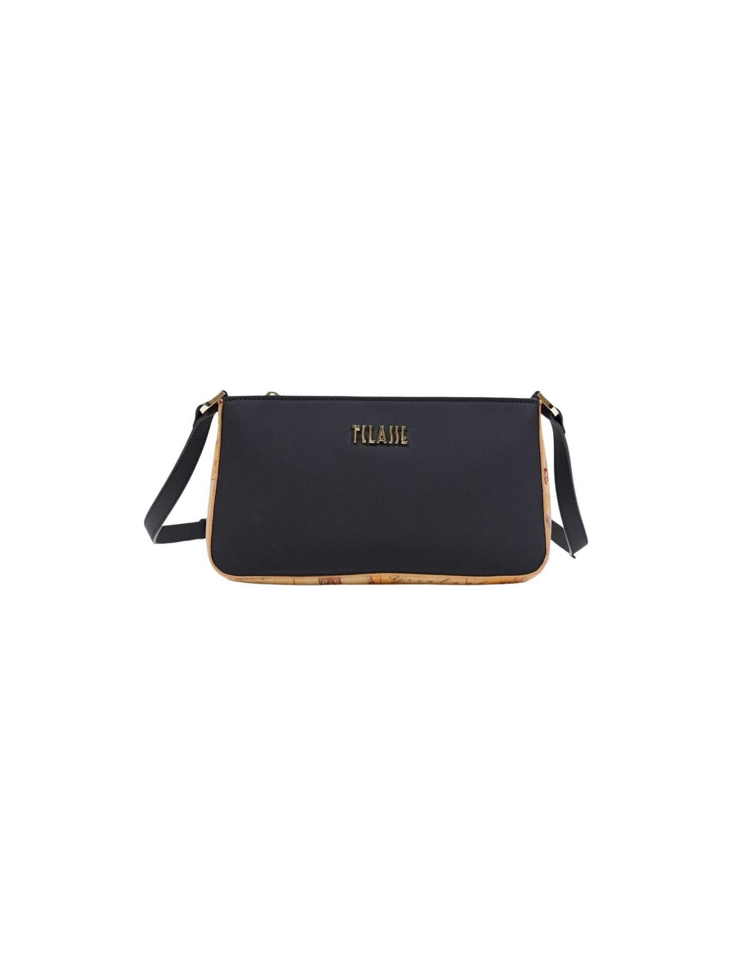Borsa a spalla 'PQ35 9636' di Alviero Martini 1a clase in nero: frontale