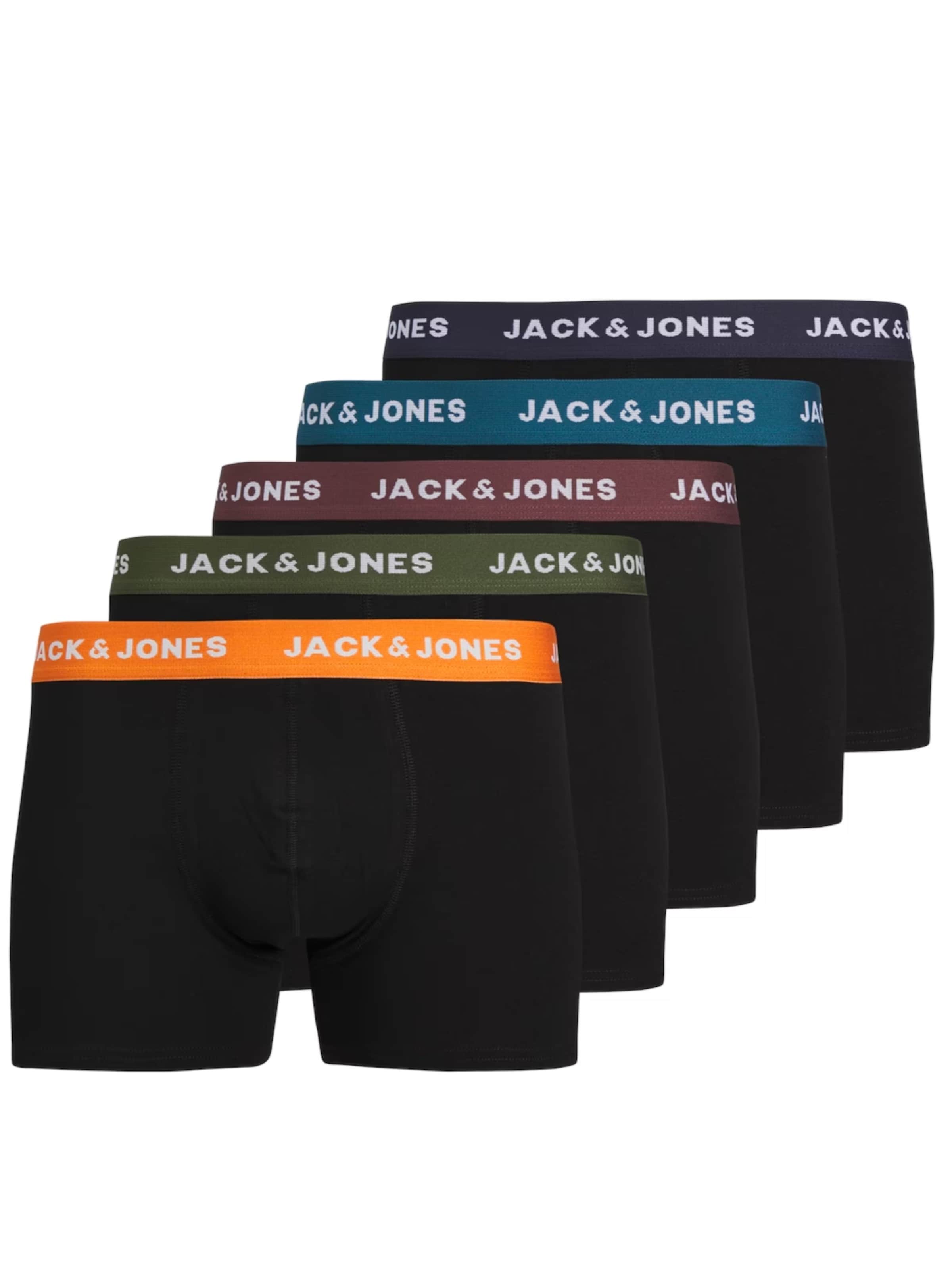 Boxers 'JACOliver' JACK & JONES en noir : devant
