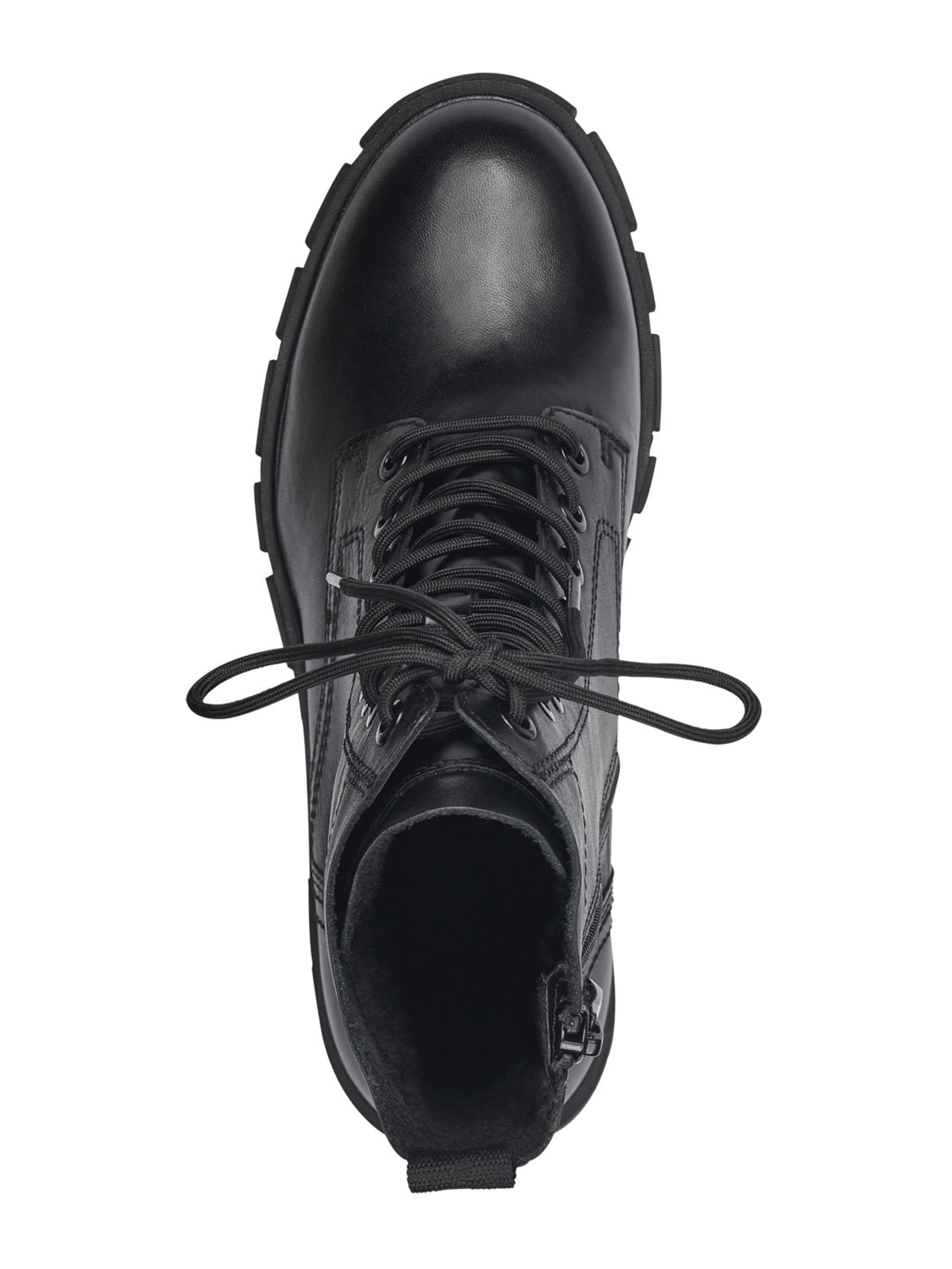 Bottines à lacets Tamaris en noir