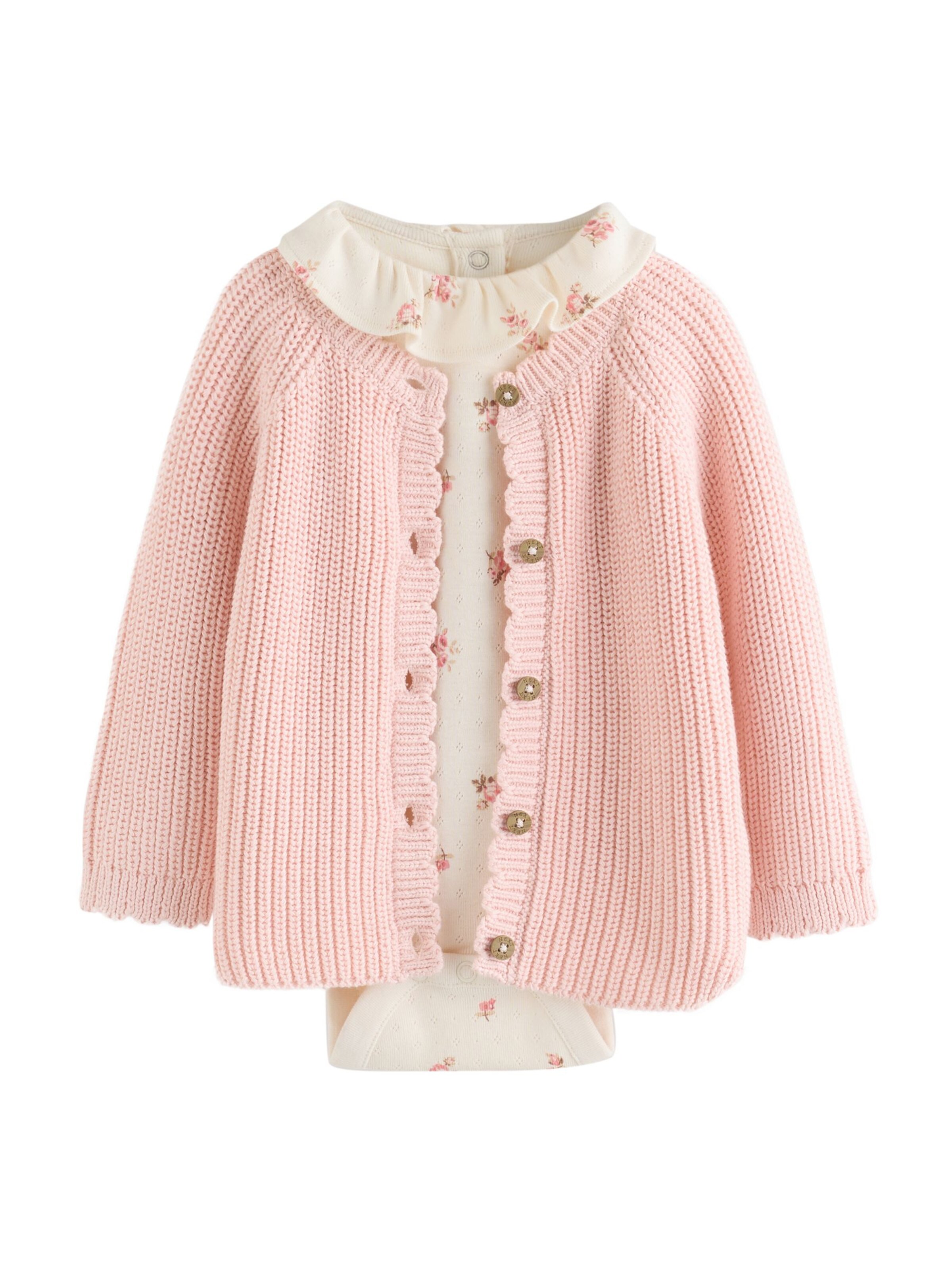 Next 3-teiliges Baby Set in Weiß