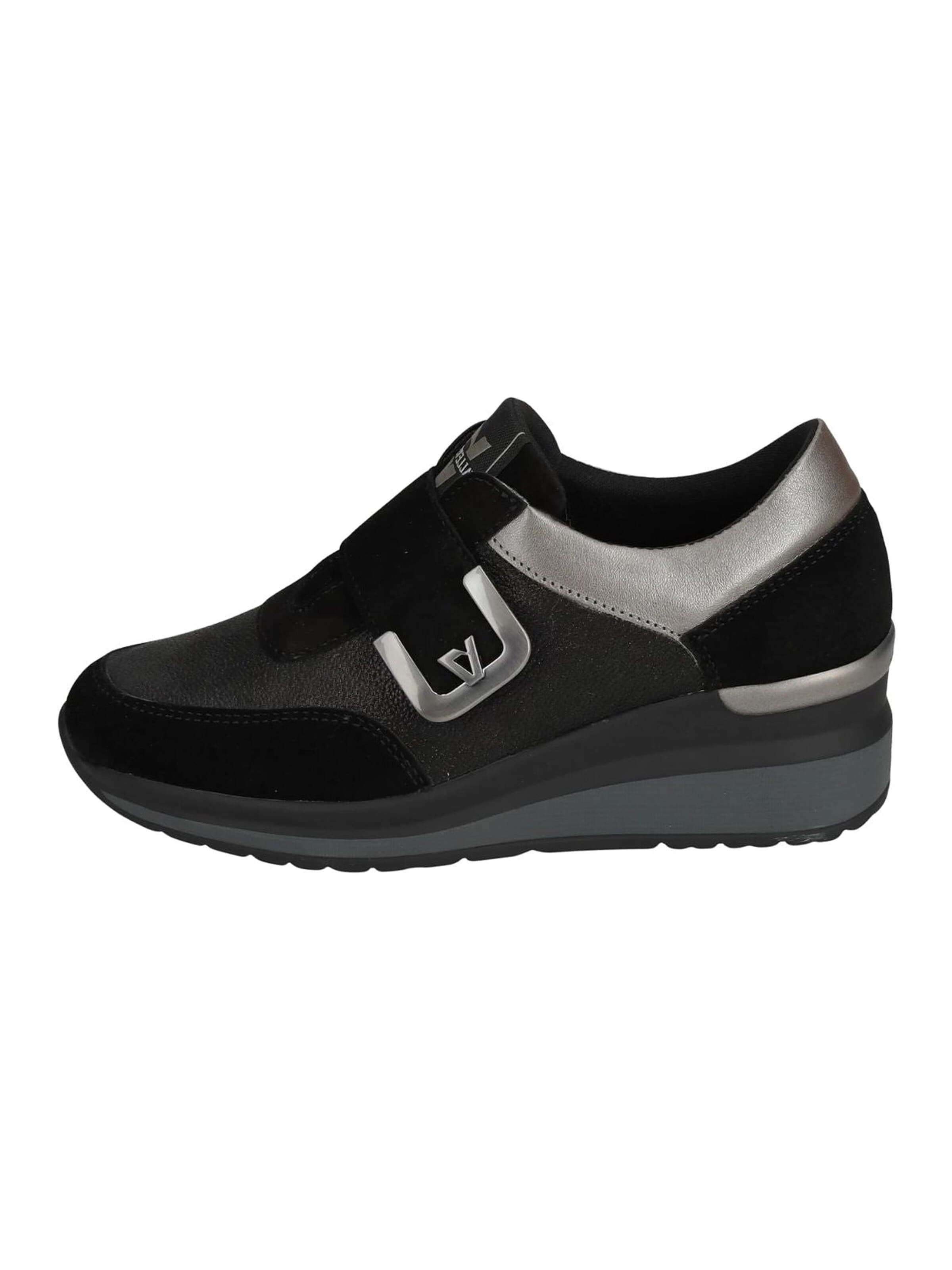 Sneaker bassa 'Valleverde Sneakers Suede Nera' di Valleverde in nero: frontale