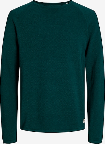 JACK & JONES Pullover 'JJEHill' in Grün: Vorderseite