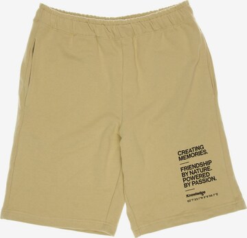 KnowledgeCotton Apparel Shorts in 33 in Beige: front