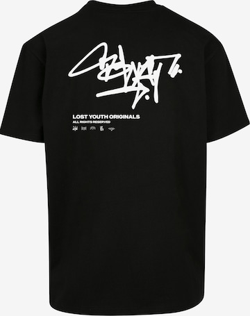 Lost Youth T-Shirt 'GRAFFITI' in Schwarz