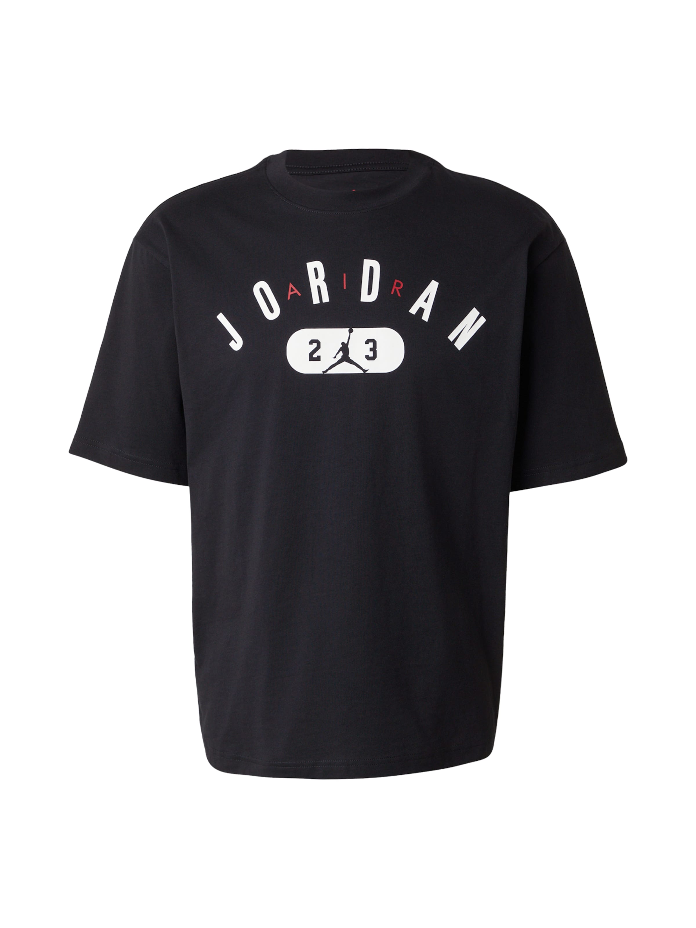 Maglietta di Jordan in nero: frontale