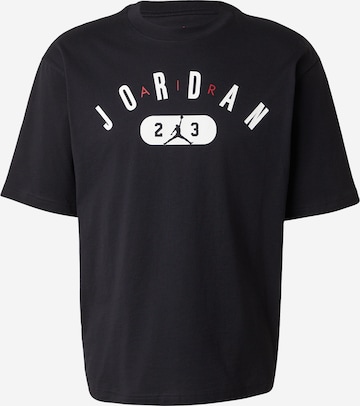 T-Shirt Jordan en noir : devant
